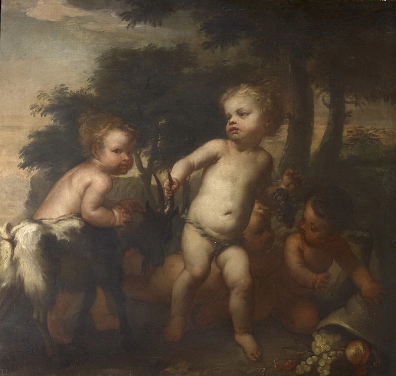 Bambini con la capra - Royal Collection